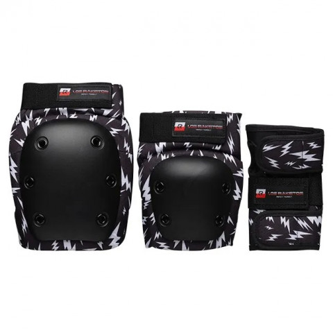 Комплект защиты Los Raketos COMBI LRK-006 Black/White S